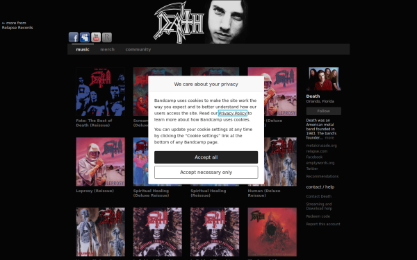 death.bandcamp.com