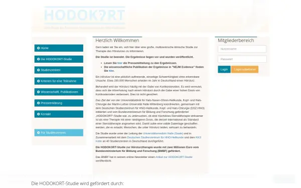 hodokort-studie.hno.org