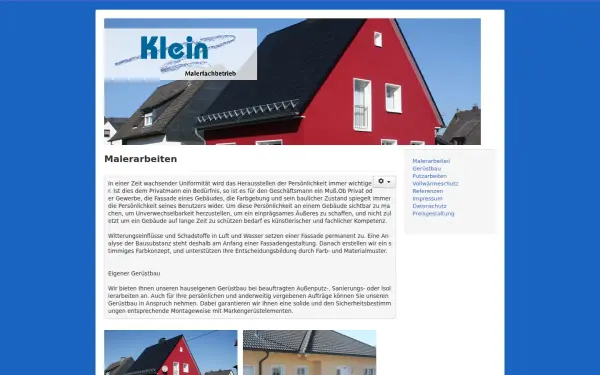 malerfachbetriebklein.de