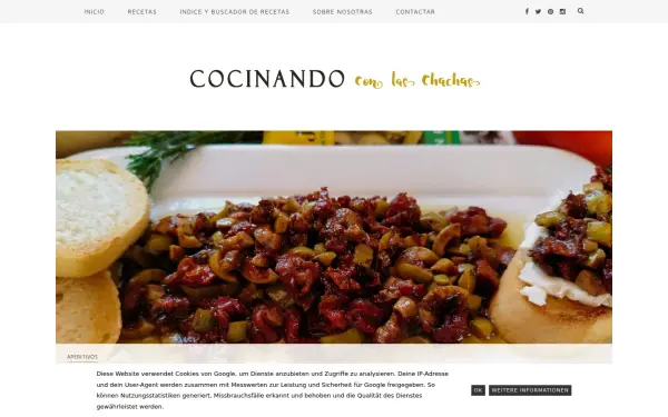 www.cocinandoconlaschachas.com