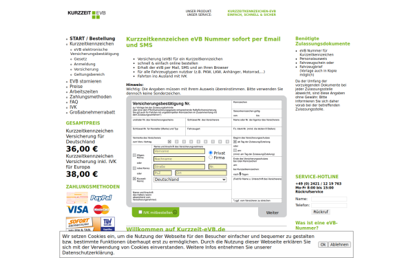 www.evb-kurzzeit.de