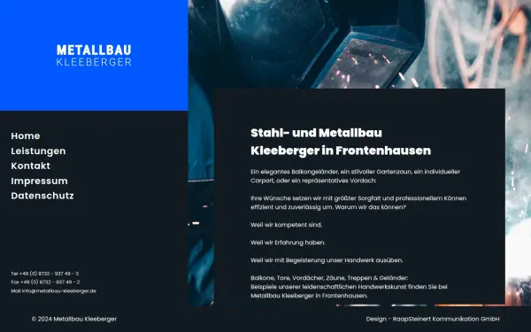 metallbau-kleeberger.de