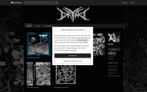 dryad.bandcamp.com