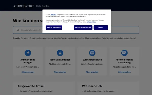 help.eurosport.com