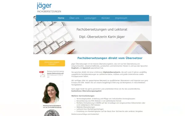 www.jaeger-uebersetzung.de