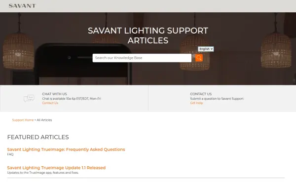 support.savant.com