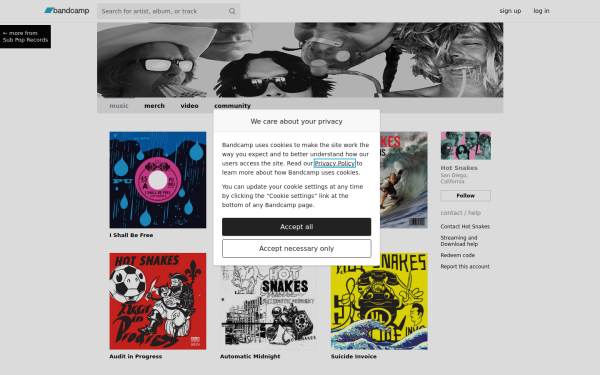 hotsnakes.bandcamp.com