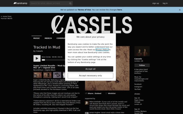cassels.bandcamp.com
