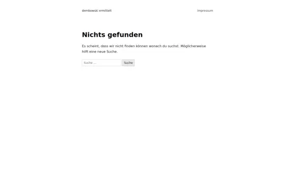 www.dembowski-ermittelt.de