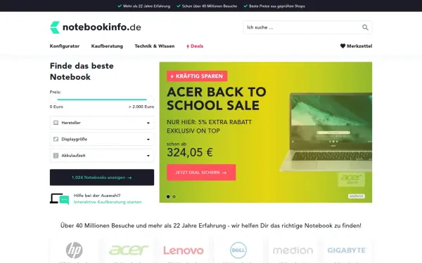 www.notebookinfo.de