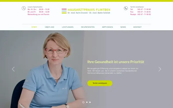 www.hausarztpraxis-flintbek.de