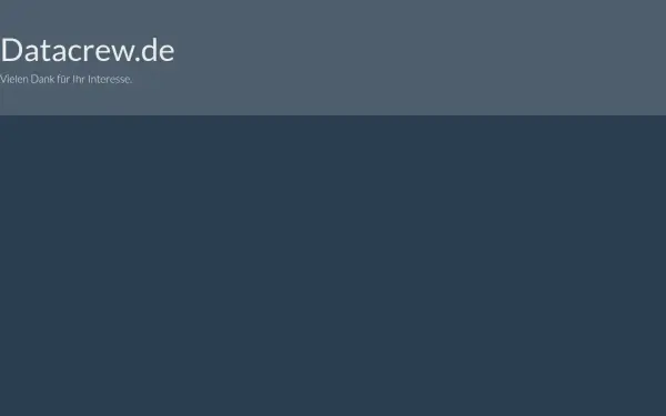 www.datacrew.de