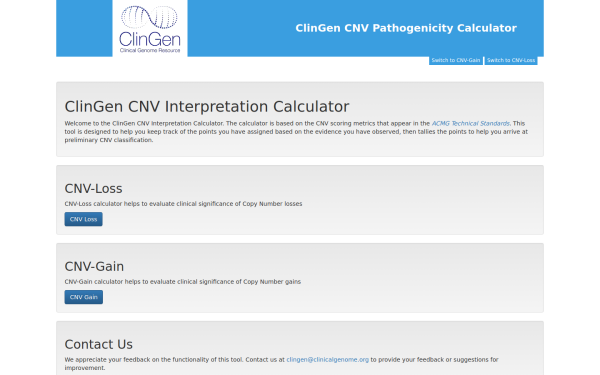 cnvcalc.clinicalgenome.org