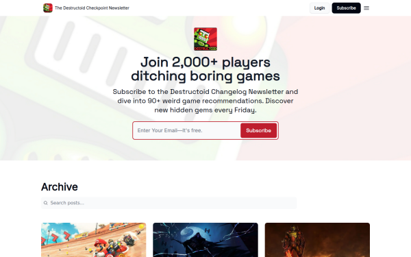 newsletter.destructoid.com