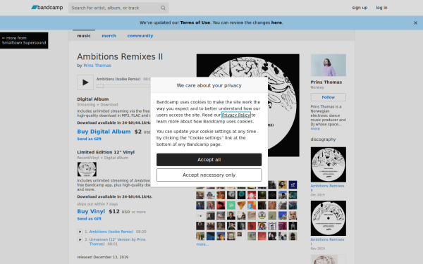 prinsthomas.bandcamp.com