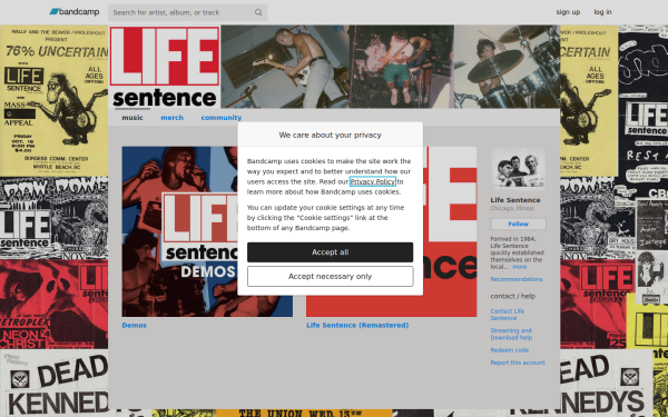 lifesentence.bandcamp.com