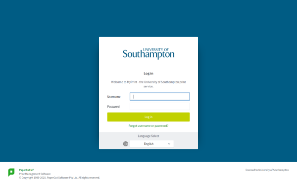 myprint.soton.ac.uk