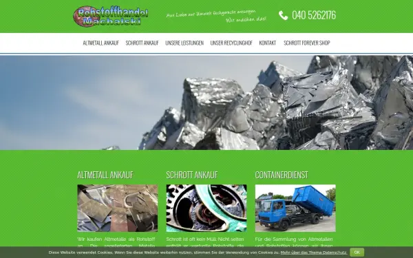www.rohstoffhandel-machalski.de