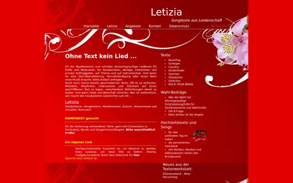 letizias-songtexte.de