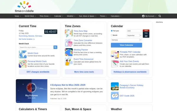 www.timeanddate.com