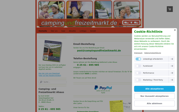 www.campingundfreizeitmarkt.de