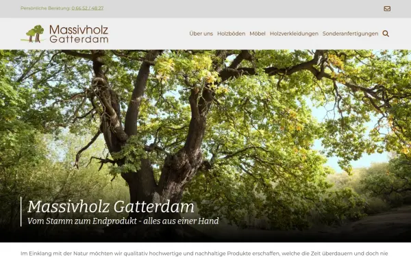 www.massivholz-gatterdam.de