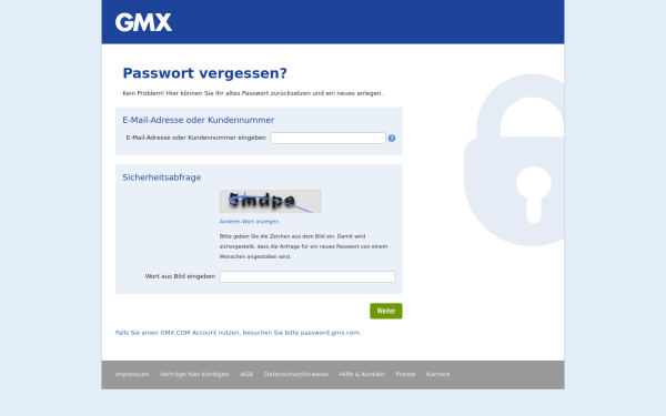 passwort.gmx.net