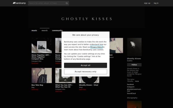 ghostlykisses.bandcamp.com