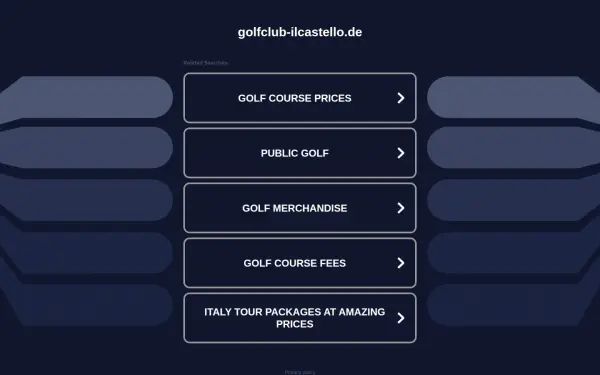 golfclub-ilcastello.de