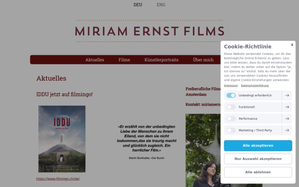 www.miriamernstfilms.com