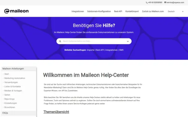 support.maileon.com