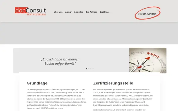 docconsult-zertifizierung.de