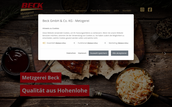 metzgereibeck.de