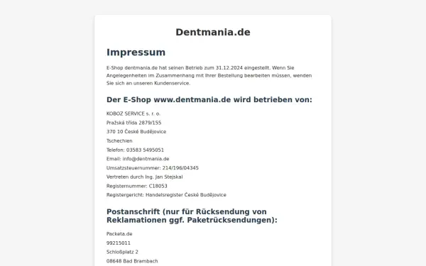 www.dentmania.de