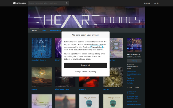 theartificialsmusic.bandcamp.com