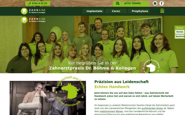 zahnarztpraxis-freiburg.de