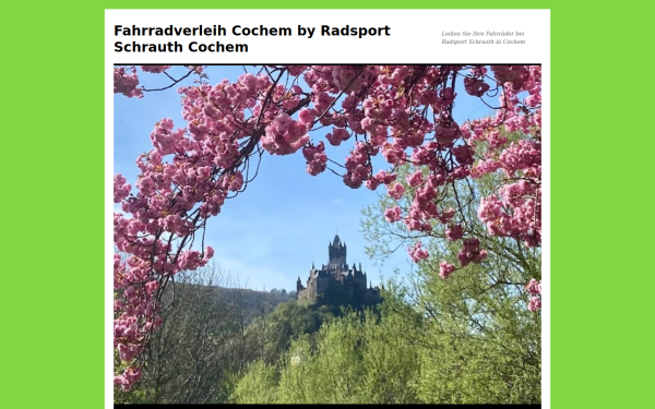 www.fahrradverleih-cochem.de