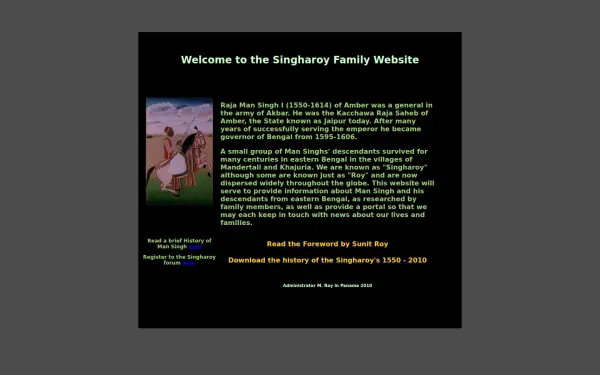 singharoyfamily.net