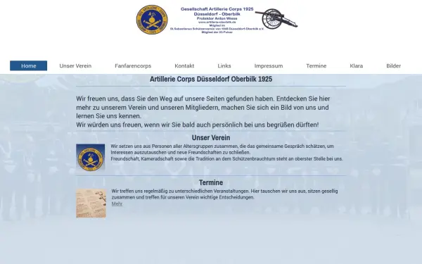 www.artillerie-oberbilk.de