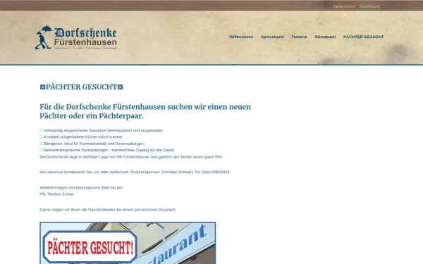 www.dorfschenke-fuerstenhausen.de