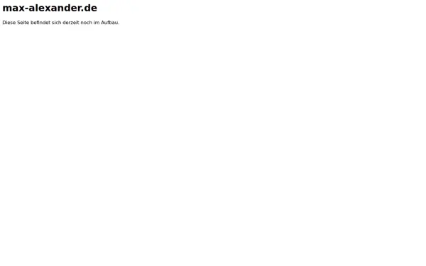 www.max-alexander.de