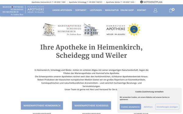 marienapotheke-scheidegg.de