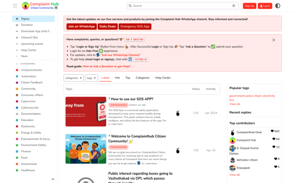 citizen.complainthub.org