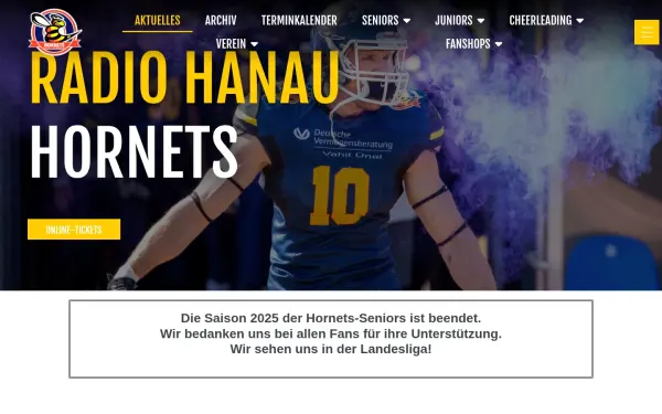 hanauhornets.de