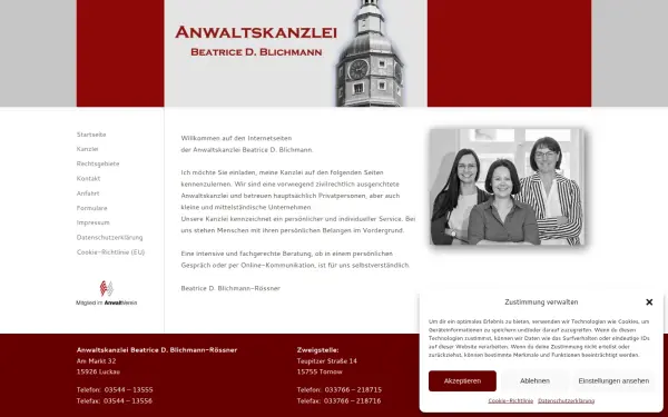 www.anwaltskanzleiblichmann.de
