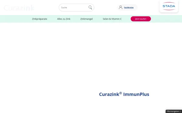 www.curazink.de
