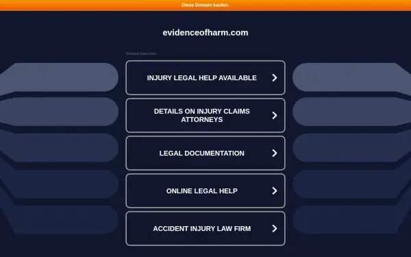 evidenceofharm.com