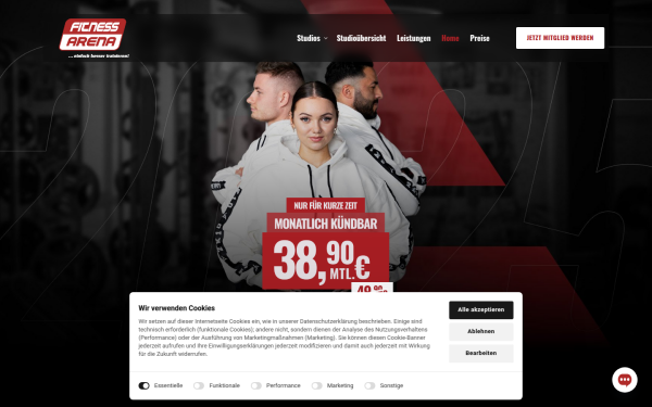 fitnessarena.de
