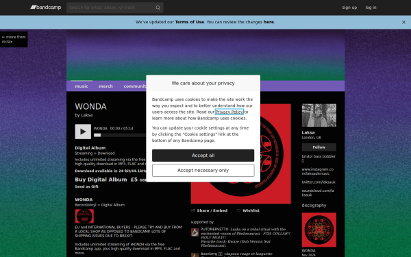 laksa.bandcamp.com