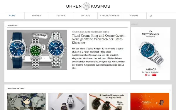 www.uhrenkosmos.com